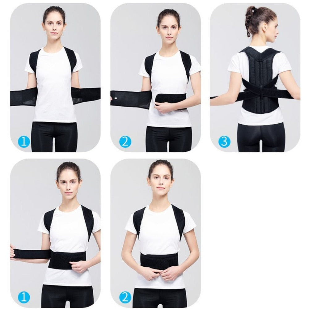 Professional Spine Alignment Posture Corrector - Adjustable Back Support Brace