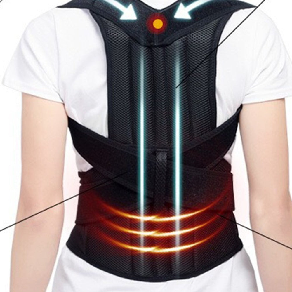 Professional Spine Alignment Posture Corrector - Adjustable Back Support Brace