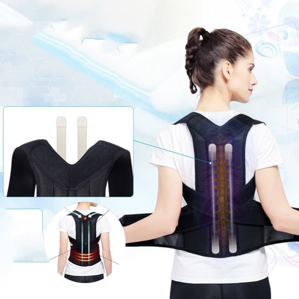 Professional Spine Alignment Posture Corrector - Adjustable Back Support Brace